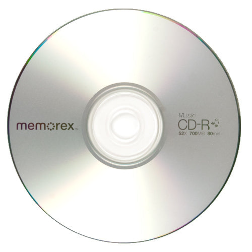 Memorex 40X Digital Audio Music CD-R 80min 700MB