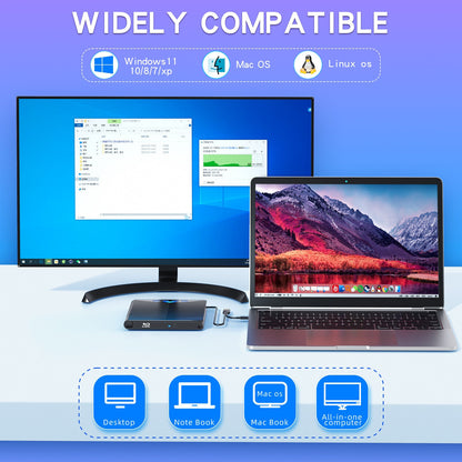 External CD DVD Drive USB 3.0 Burner Reader Writer