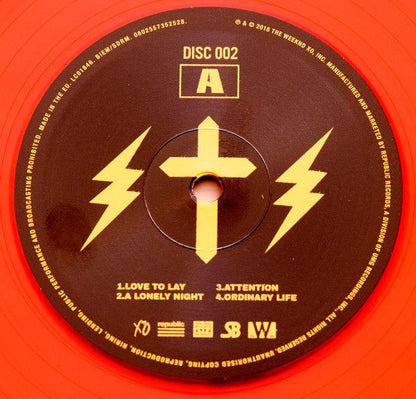 The Weeknd - Starboy (2x Red Translucent Vinyl)