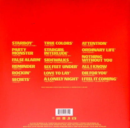 The Weeknd - Starboy (2x Red Translucent Vinyl)