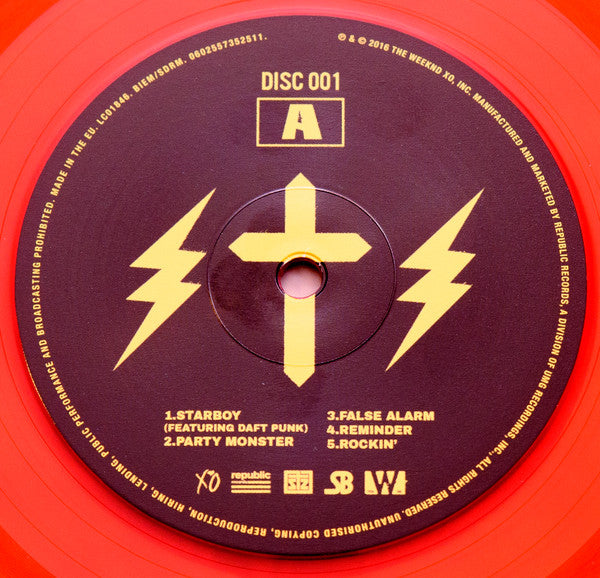 The Weeknd - Starboy (2x Red Translucent Vinyl)
