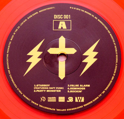 The Weeknd - Starboy (2x Red Translucent Vinyl)